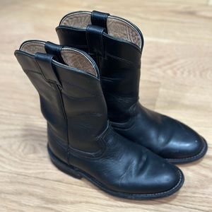 Leather Western Boots
